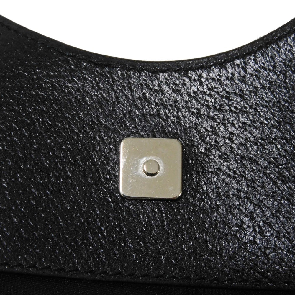 GUCCI Handbag 131329 GG canvas x calf leather black GG canvas Top Handle