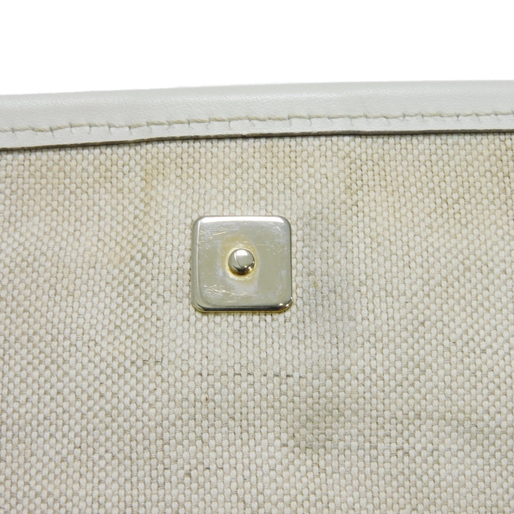 GUCCI Shoulder Bag 223666 GG Plus Canvas (PVC-coated) x Calfskin Leather beige GG plus Mini messenger bag