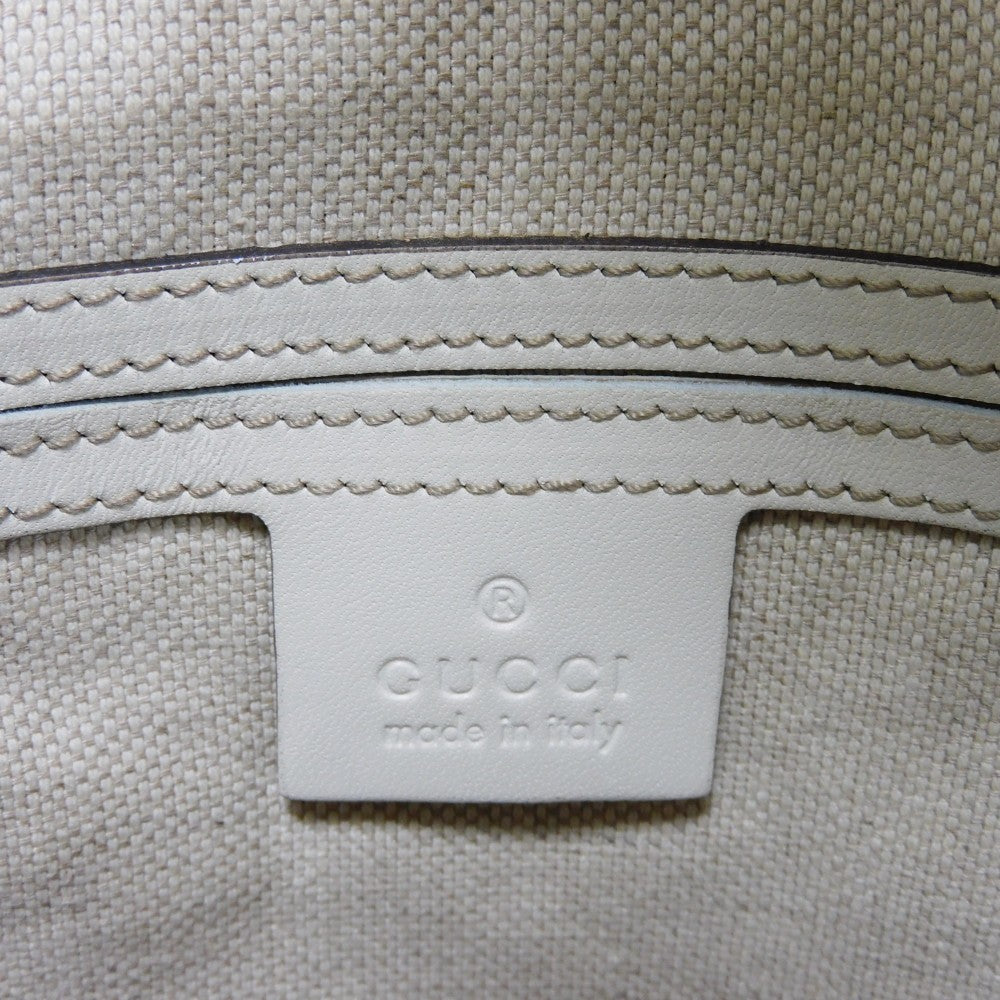 GUCCI Shoulder Bag 223666 GG Plus Canvas (PVC-coated) x Calfskin Leather beige GG plus Mini messenger bag