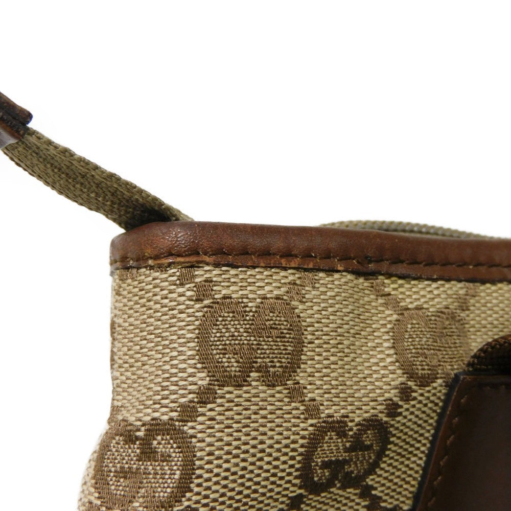 GUCCI Tote Bag 28893 GG canvas x calf leather beige GG canvas logo mini tote