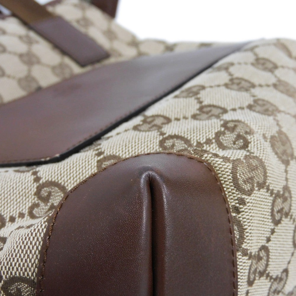 GUCCI Tote Bag 28893 GG canvas x calf leather beige GG canvas logo mini tote