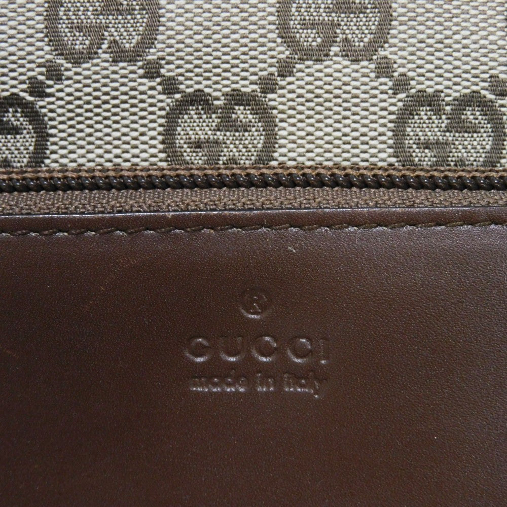 GUCCI Tote Bag 28893 GG canvas x calf leather beige GG canvas logo mini tote