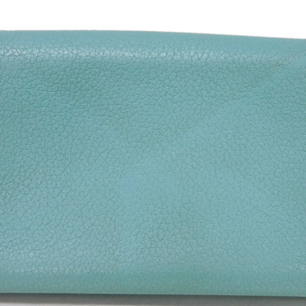 HERMES Card Case Evercolor Blue Atoll Calvi