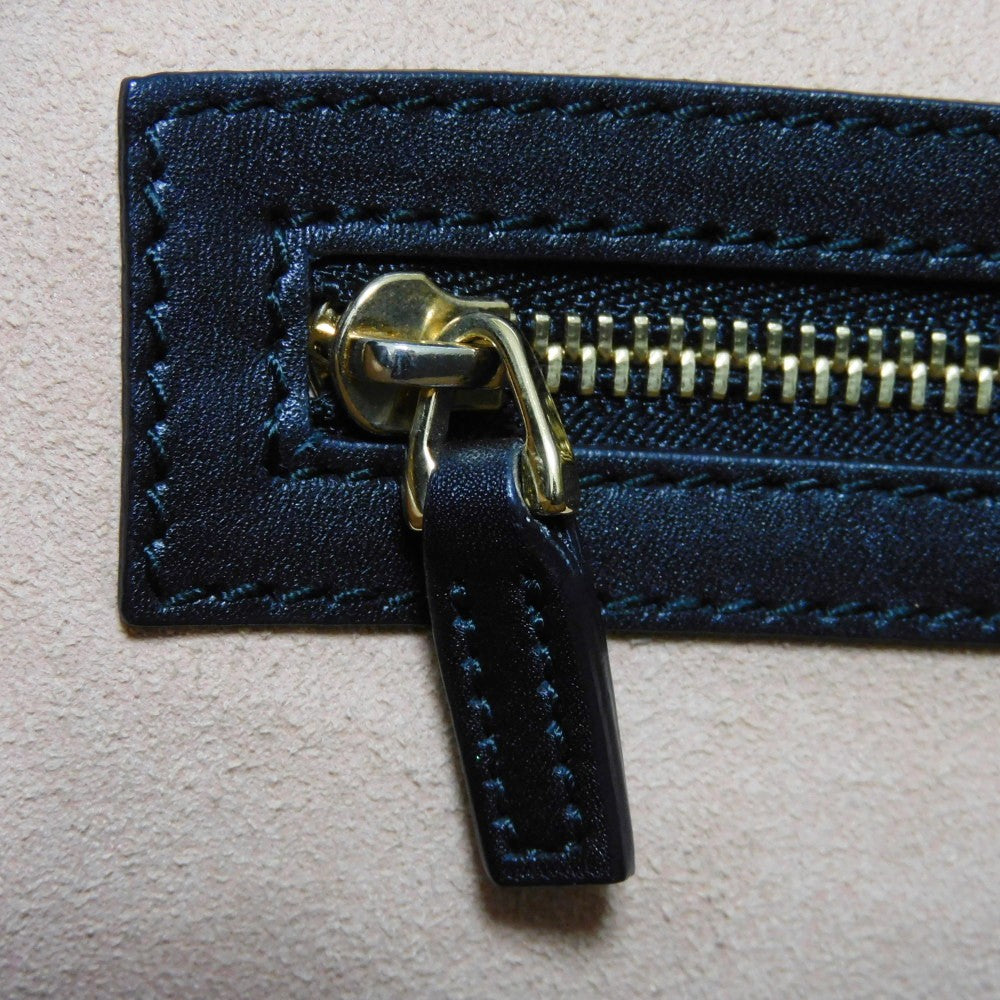 GUCCI Handbag 453766 DVU0G 1000 Smooth Calfskin Leather black Bamboo Faux Pearl Nim Fair Medium