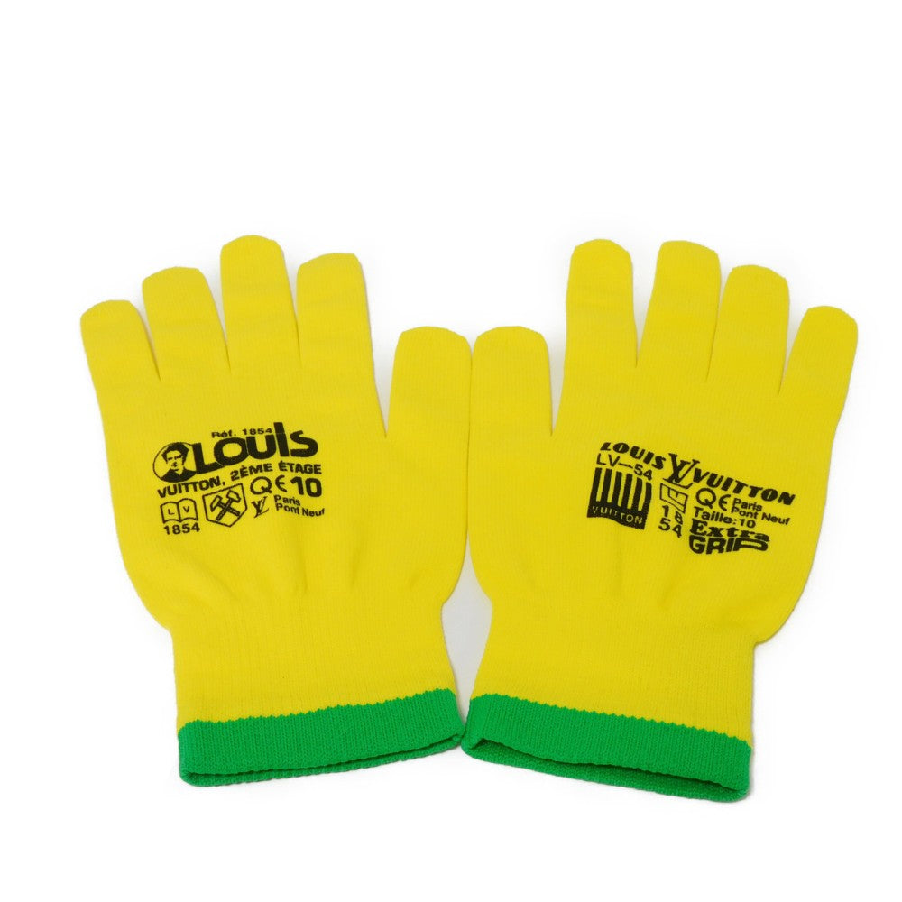 LOUIS VUITTON gloves MP2370 Nylon (98%) x Polyurethane (2%) Jonne Virgil abloh Gon RGB Gloves