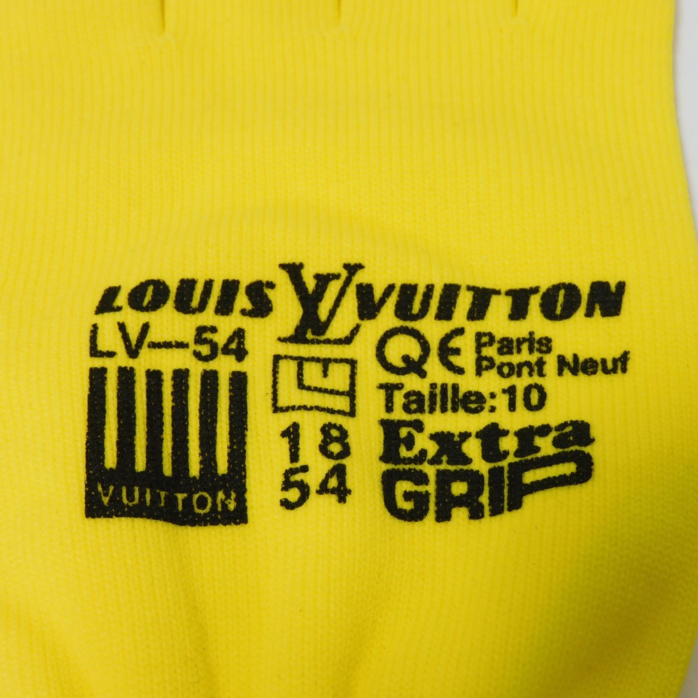 LOUIS VUITTON gloves MP2370 Nylon (98%) x Polyurethane (2%) Jonne Virgil abloh Gon RGB Gloves