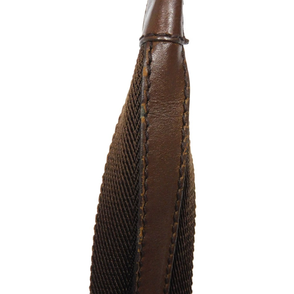 GUCCI Tote Bag 268106 Nylon Brown Web stripe Diamante Tote