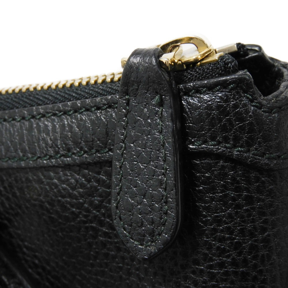 GUCCI Tote Bag 449659 CAO0G 1000 Textured leather black Interlocking G Miss GG Tote