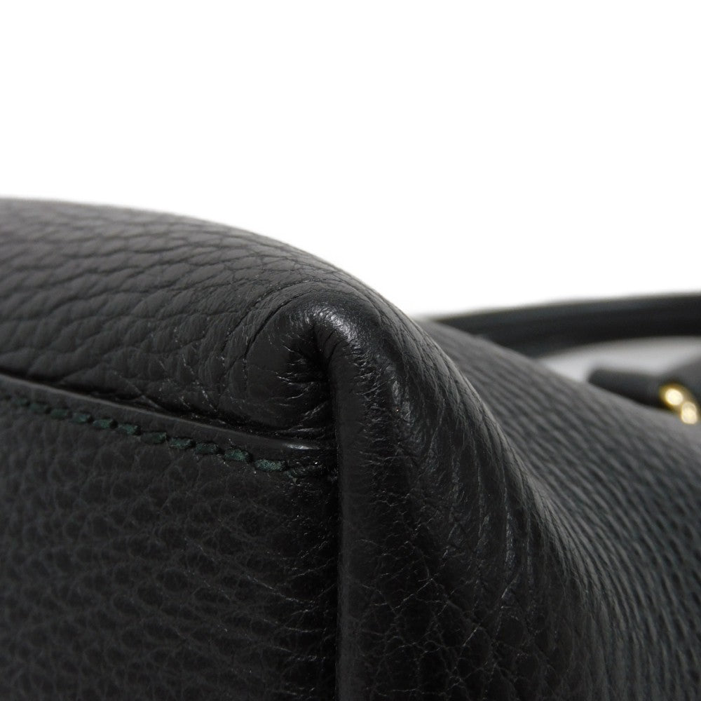 GUCCI Tote Bag 449659 CAO0G 1000 Textured leather black Interlocking G Miss GG Tote