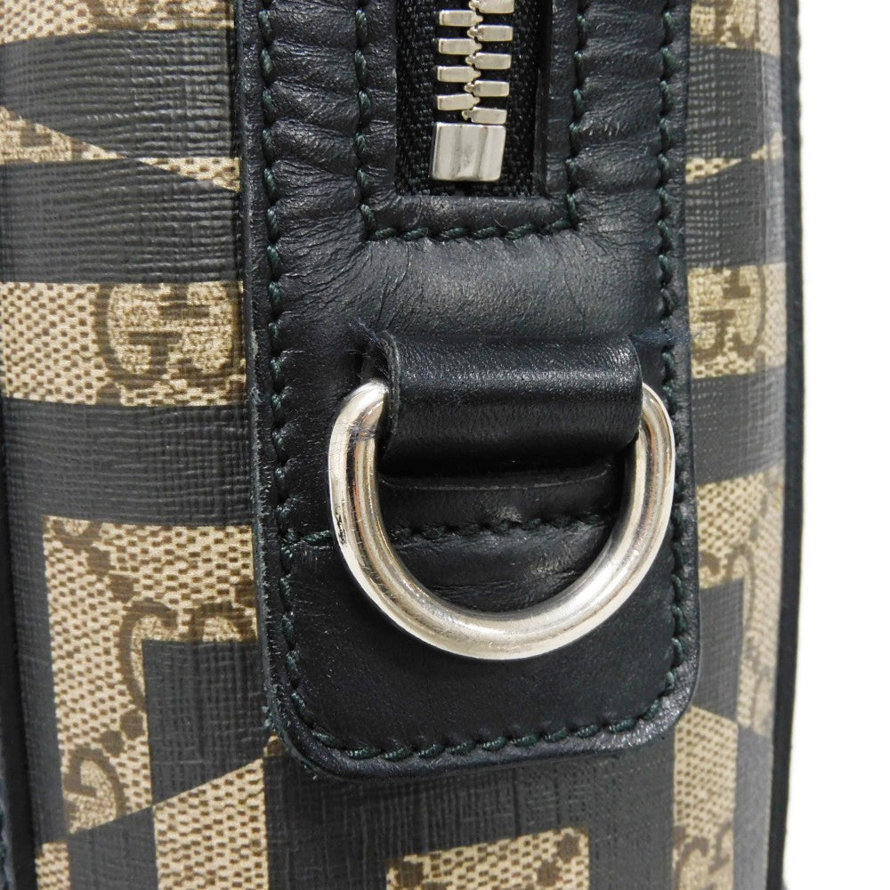 GUCCI Handbag 406384 KVX2N 9769 GG Supreme canvas (polyurethane processing) x Calfskin leather beige GG Supreme GG Kaleido Briefcase