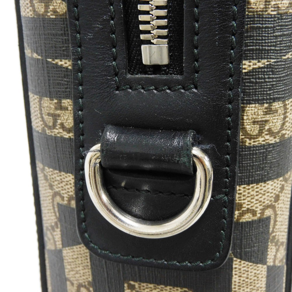 GUCCI Handbag 406384 KVX2N 9769 GG Supreme canvas (polyurethane processing) x Calfskin leather beige GG Supreme GG Kaleido Briefcase