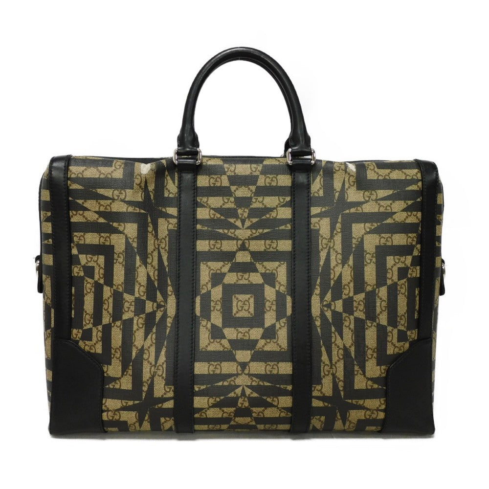 GUCCI Handbag 406384 KVX2N 9769 GG Supreme canvas (polyurethane processing) x Calfskin leather beige GG Supreme GG Kaleido Briefcase