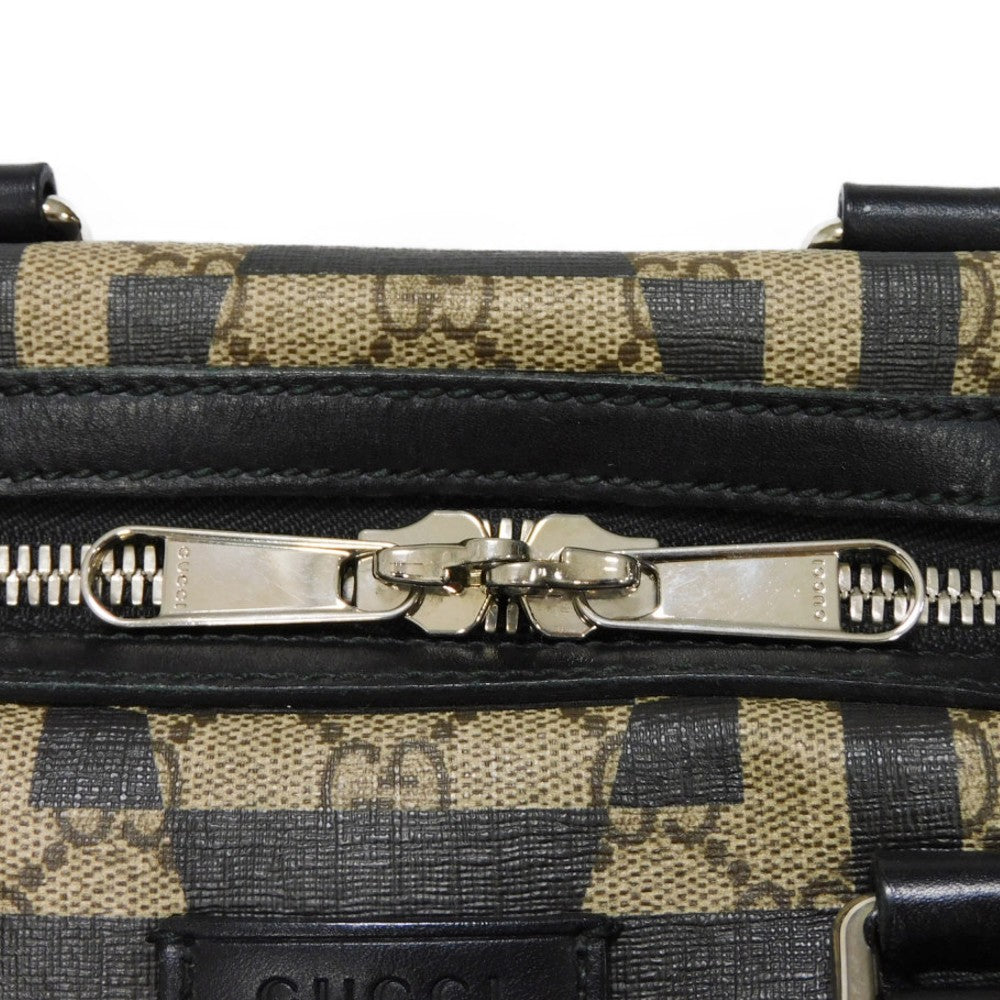 GUCCI Handbag 406384 KVX2N 9769 GG Supreme canvas (polyurethane processing) x Calfskin leather beige GG Supreme GG Kaleido Briefcase