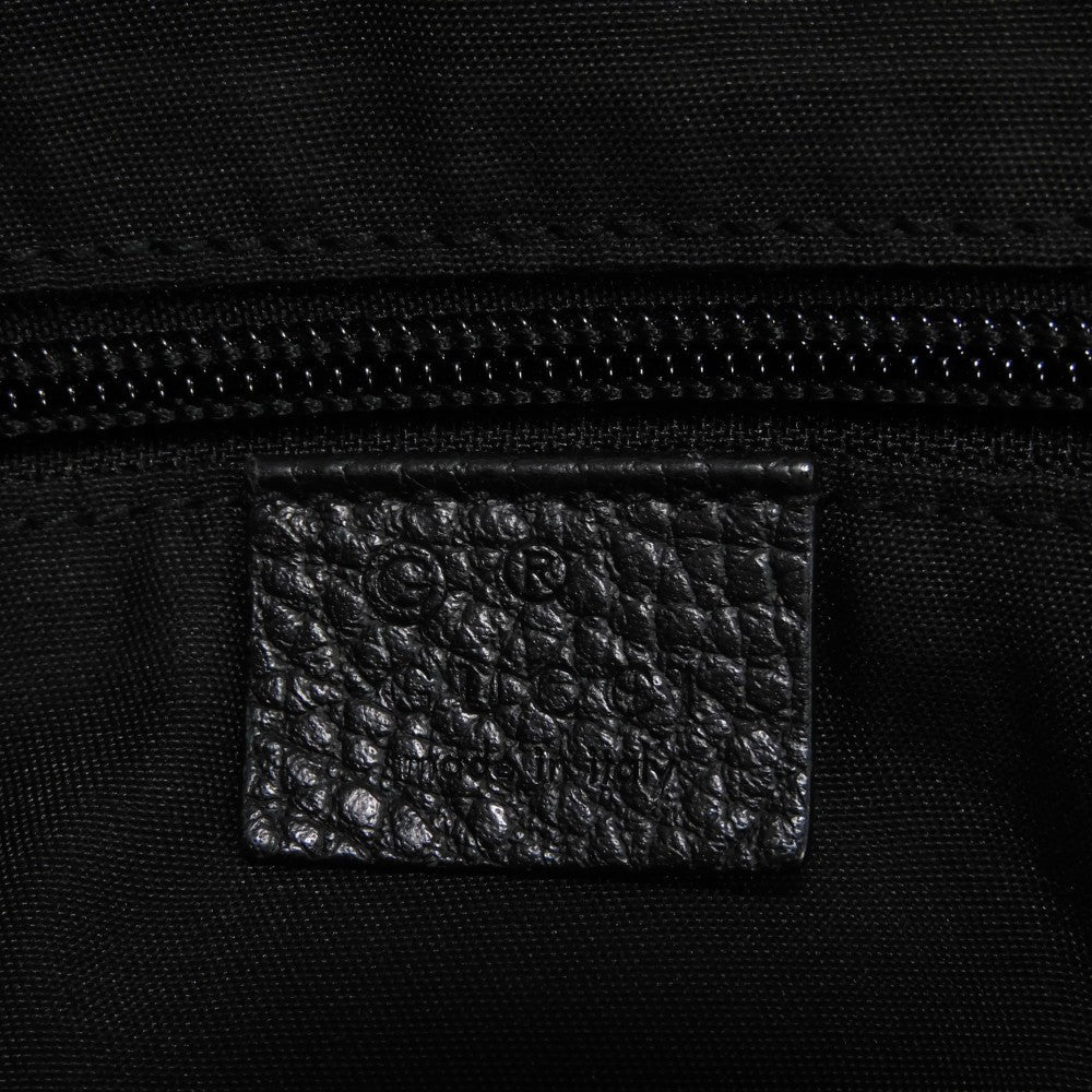 GUCCI Shoulder Bag 374411 GG nylon canvas x calf leather black GG nylon Messenger bag