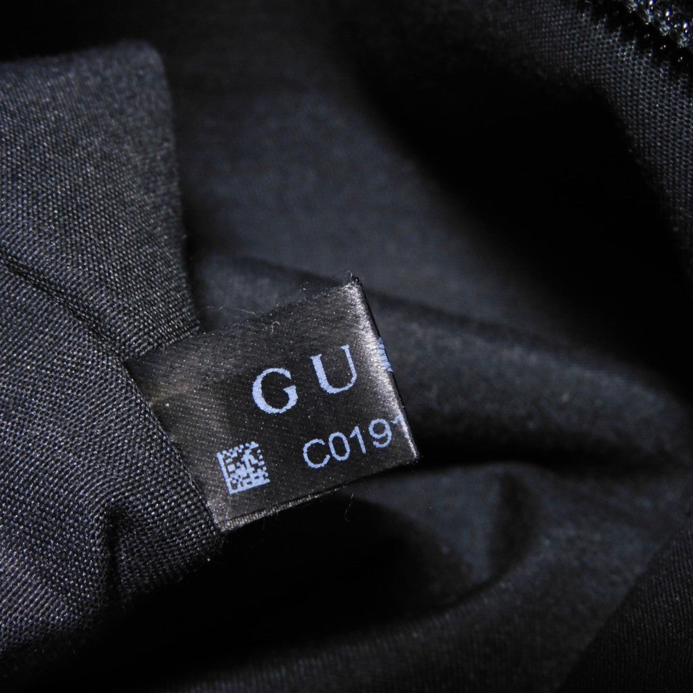 GUCCI Shoulder Bag 374411 GG nylon canvas x calf leather black GG nylon Messenger bag
