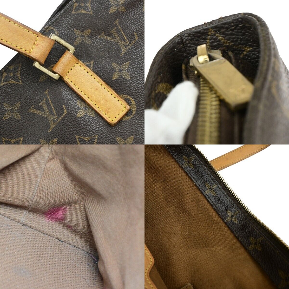 LOUIS VUITTON Cabas Mezzo Handbag