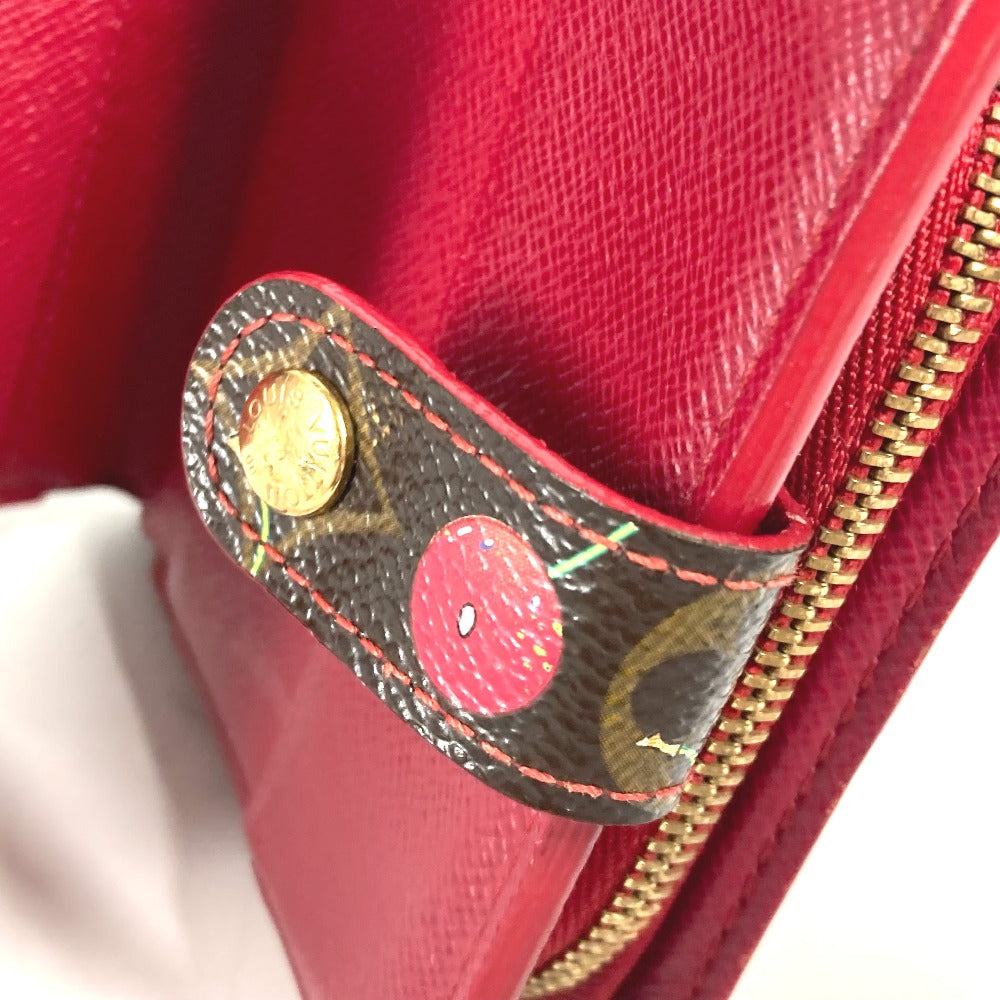 LOUIS VUITTON Folded wallet M95005 Monogram canvas Brown Monogram Cherry Compact zip