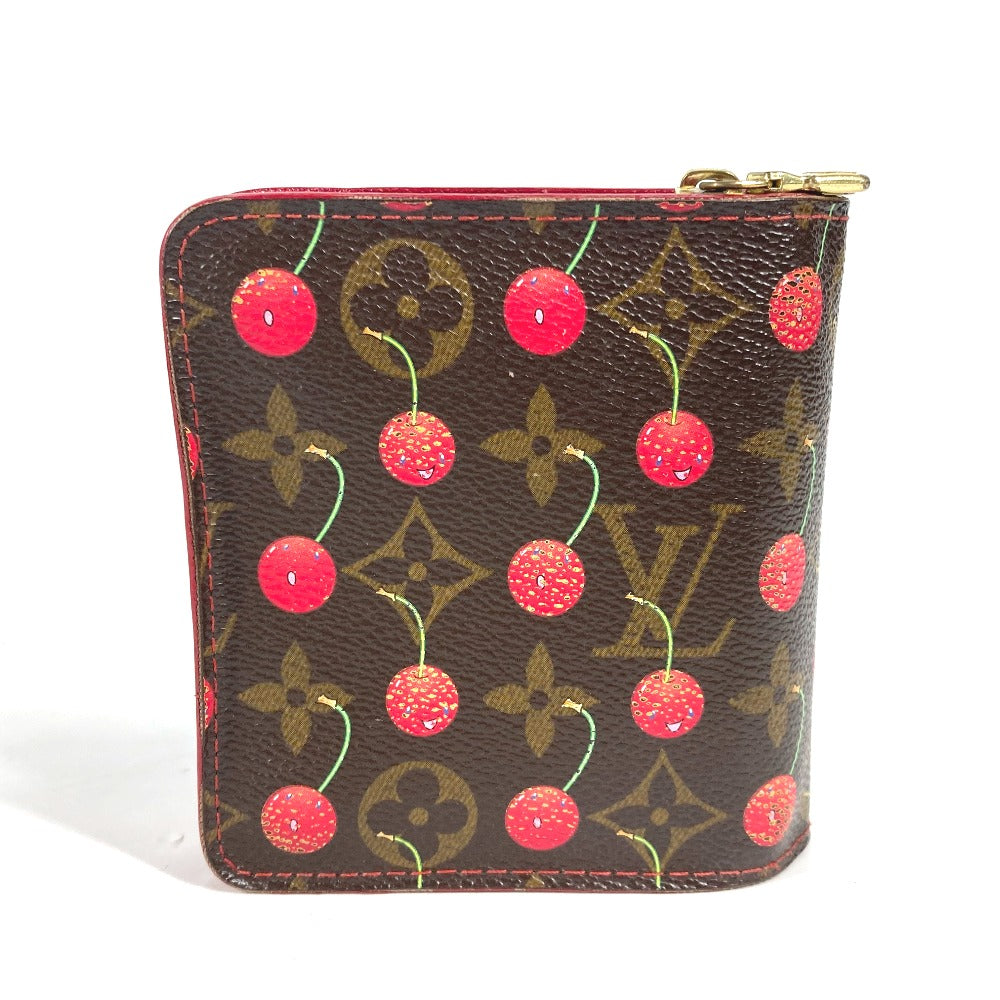LOUIS VUITTON Folded wallet M95005 Monogram canvas Brown Monogram Cherry Compact zip