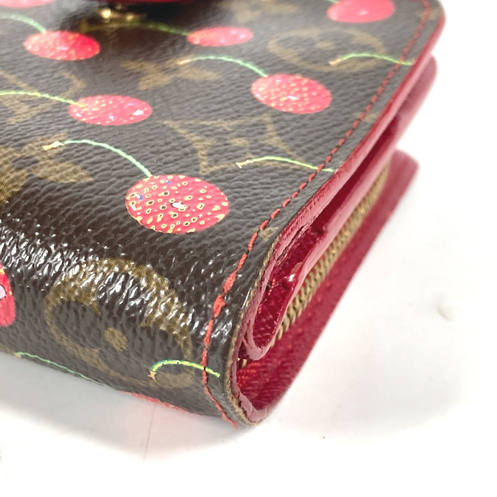 LOUIS VUITTON Folded wallet M95005 Monogram canvas Brown Monogram Cherry Compact zip
