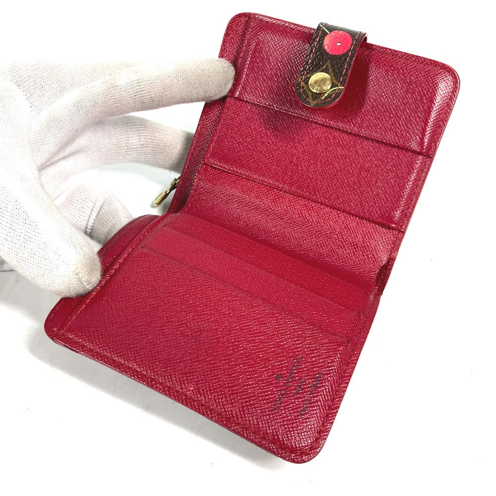 LOUIS VUITTON Folded wallet M95005 Monogram canvas Brown Monogram Cherry Compact zip