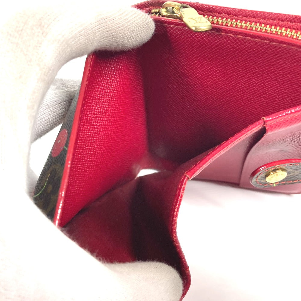 LOUIS VUITTON Folded wallet M95005 Monogram canvas Brown Monogram Cherry Compact zip