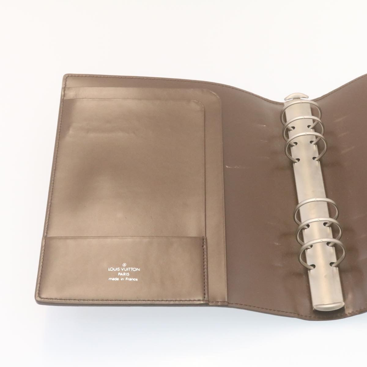 Louis Vuitton Brown Leather Agenda cover wallet accessories
