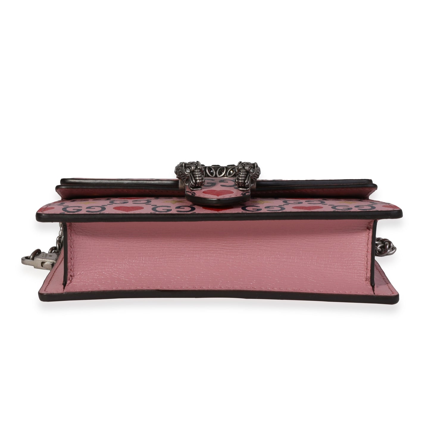 Gucci Pink Calfskin Valentine's Day Super Mini Dionysus Bag