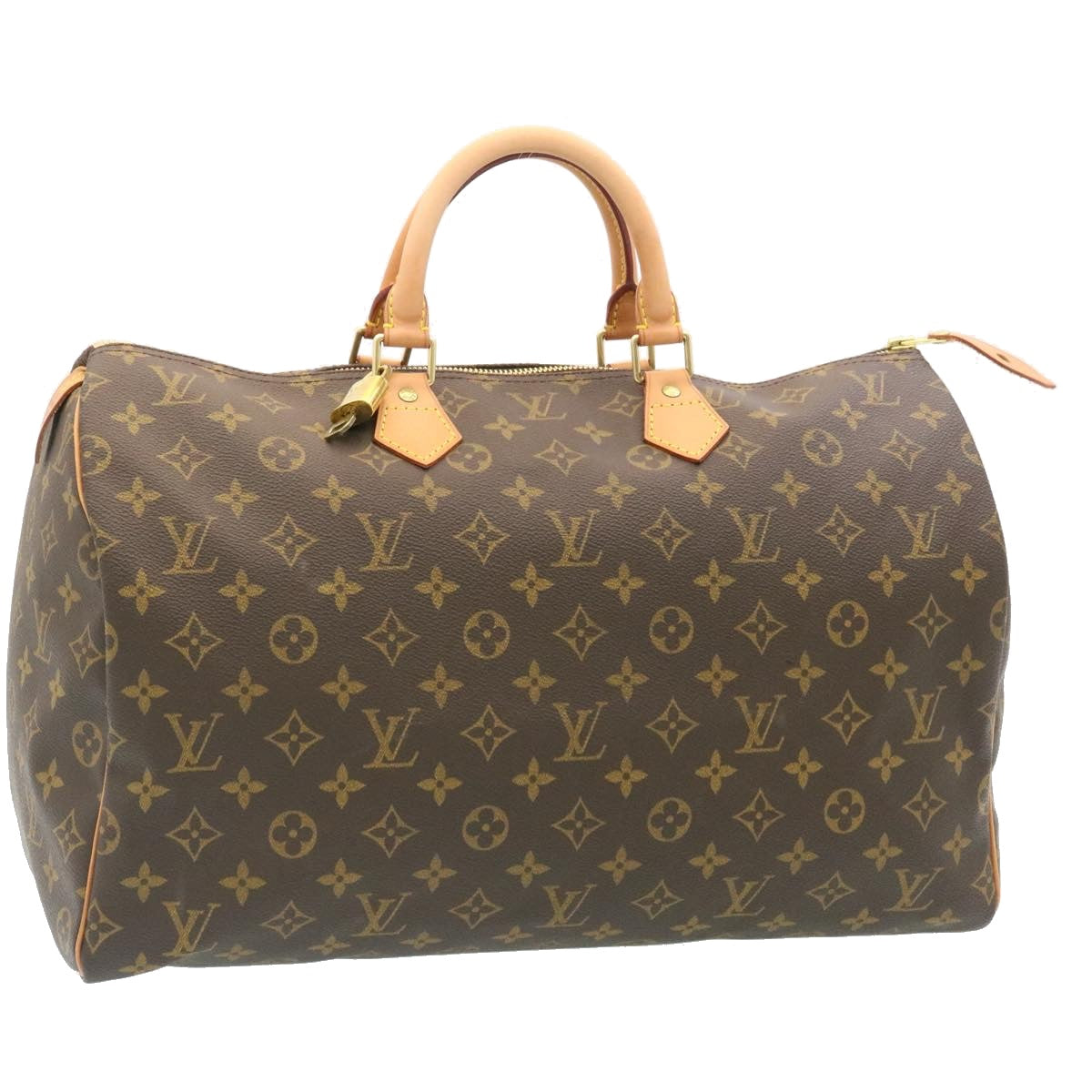 Louis Vuitton Brown Canvas Speedy 40 handbag bag
