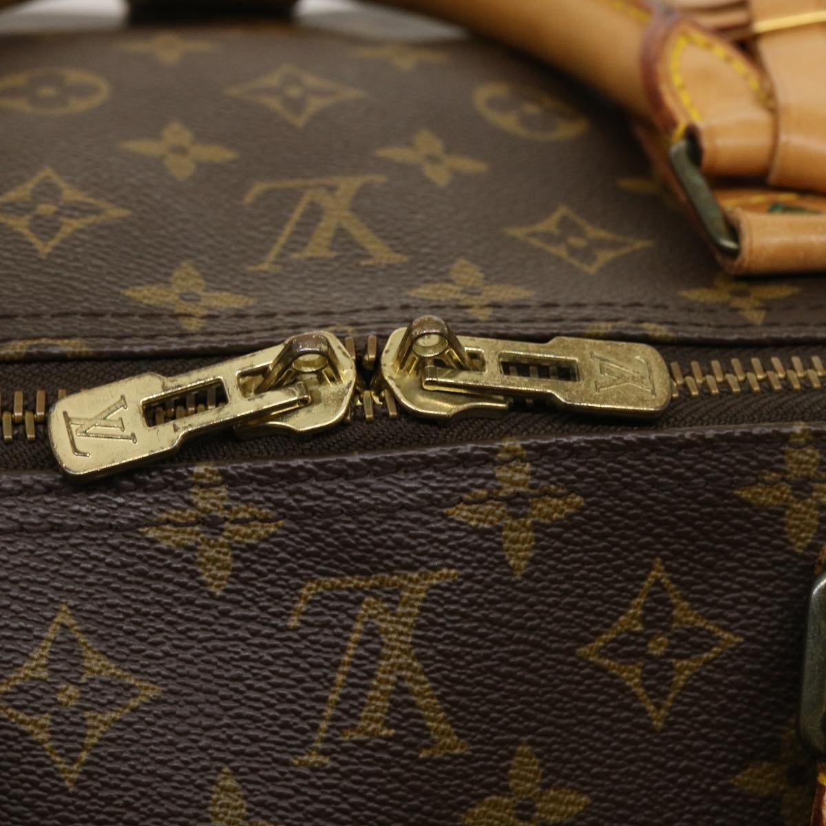 Louis Vuitton Brown Canvas Keepall 60 travel bag