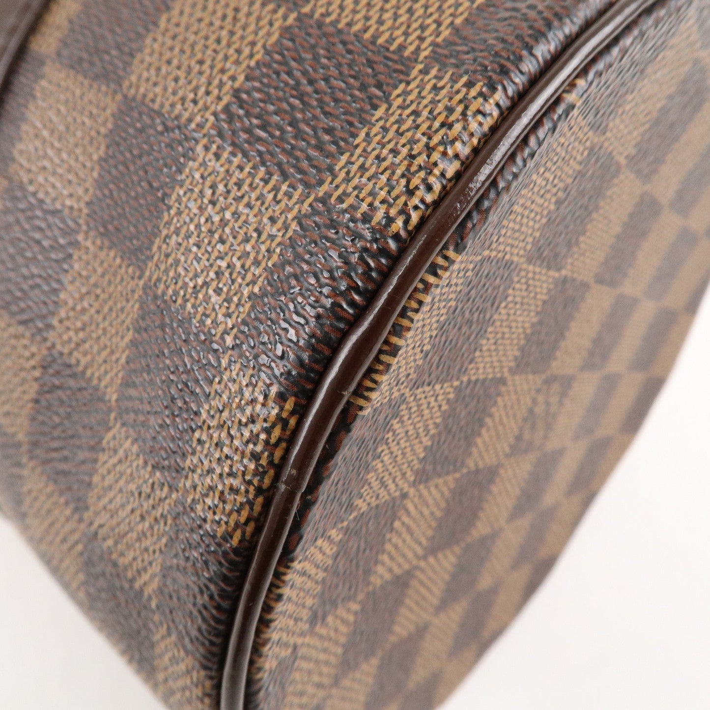 Authe Louis Vuitton Damier Papillon 30 Hand Bag & Pouch Brown N51303