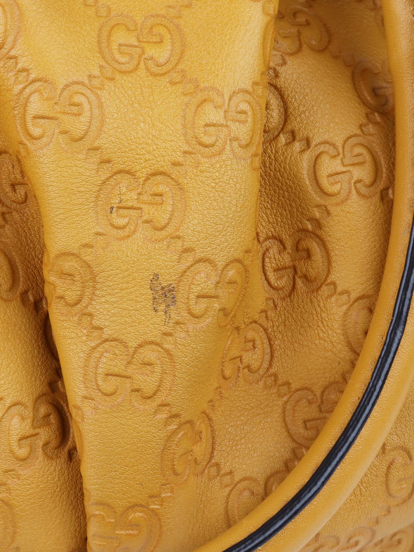 Gucci Mustard Boston Bag.
