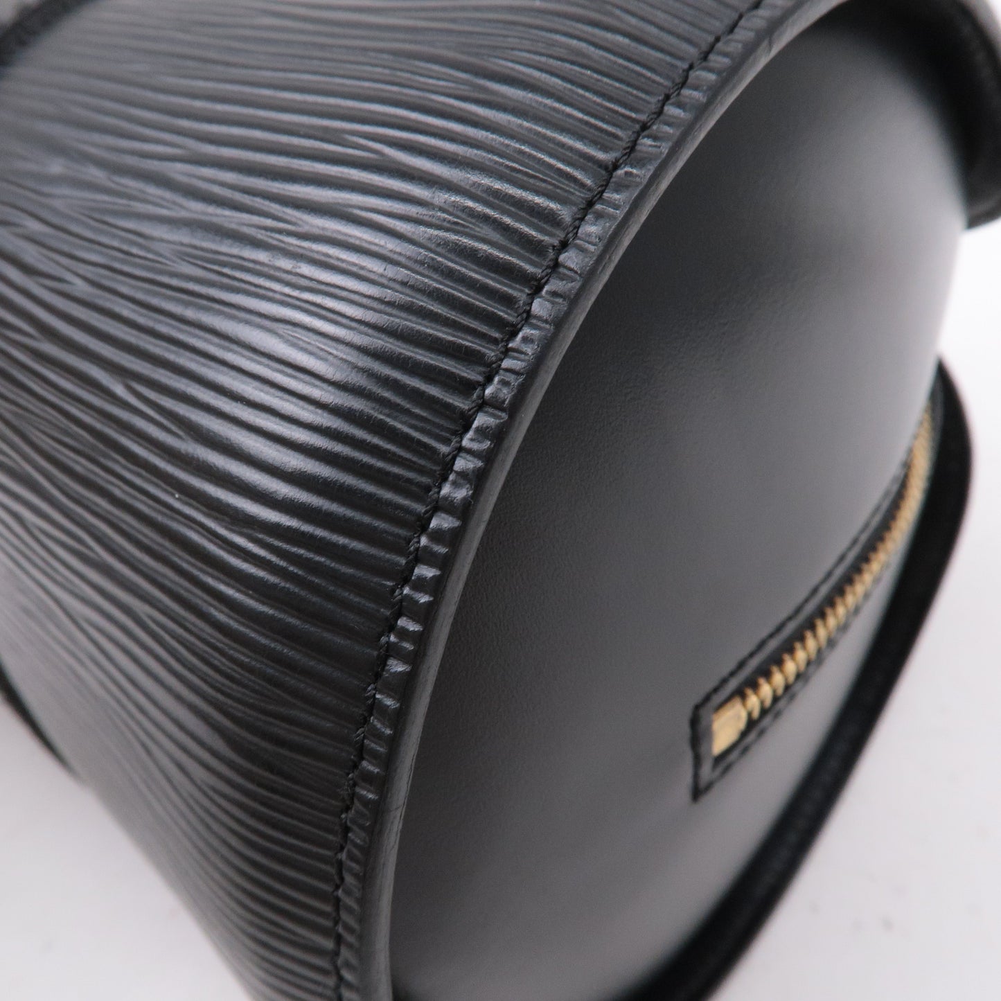 Louis Vuitton Epi Soufflot Hand Bag Pouch Noir Black M52862