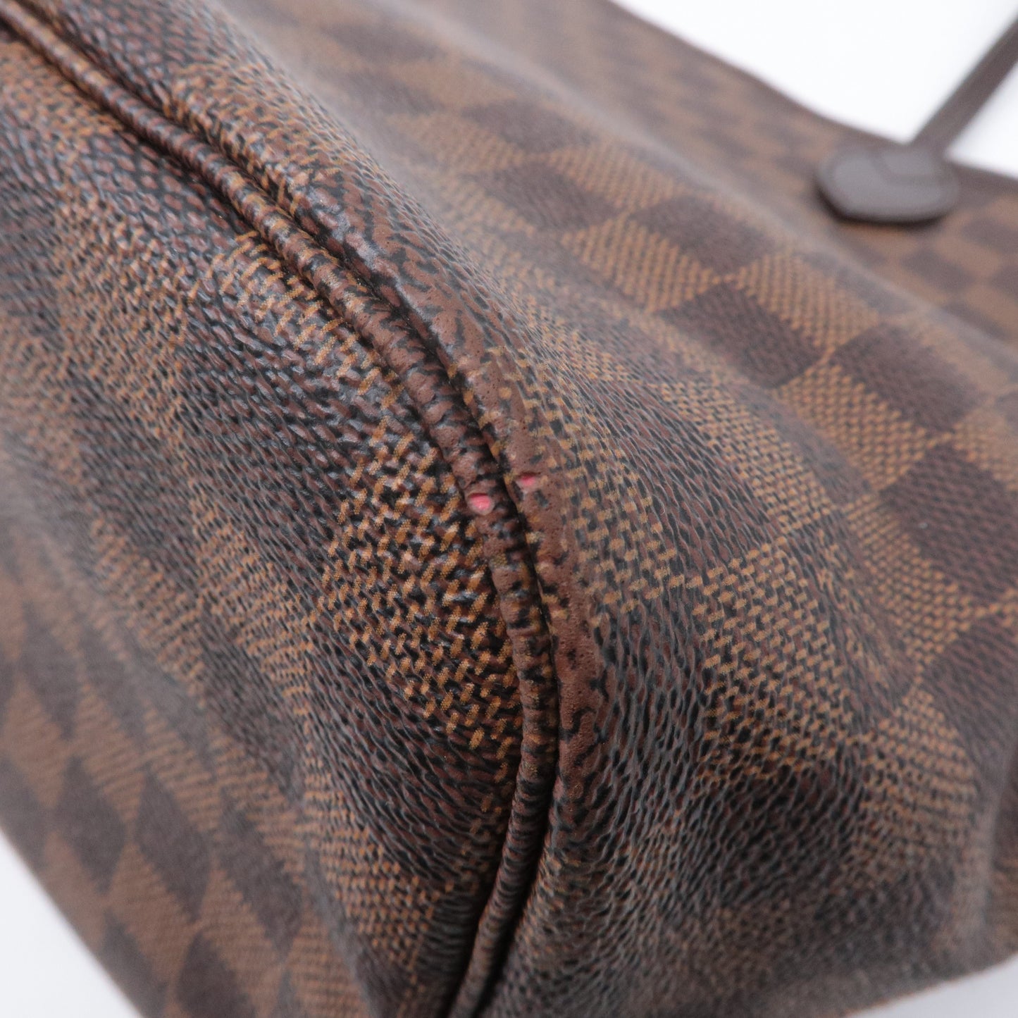 Louis Vuitton Damier Neverfull MM Tote Bag Brown N51105