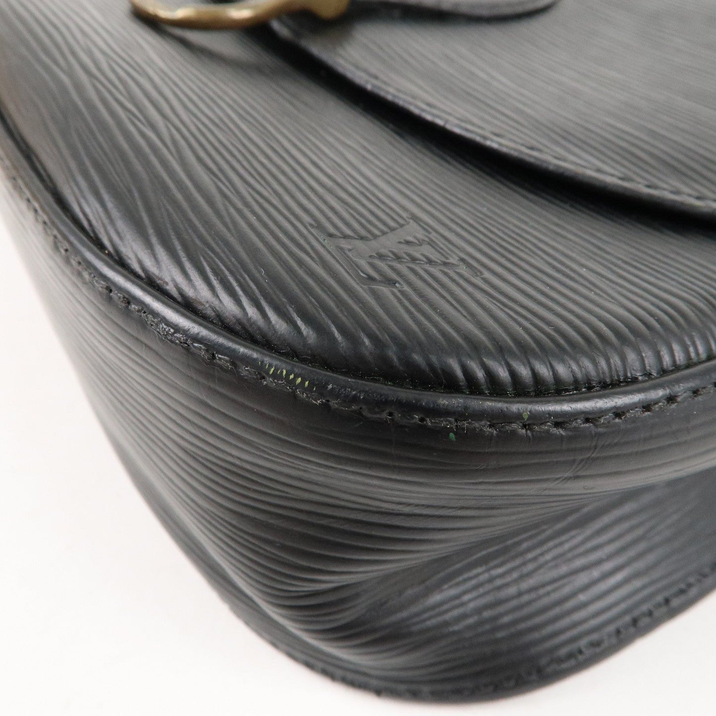 Louis Vuitton Epi Saint Cloud Shoulder Bag Noir Black M52192