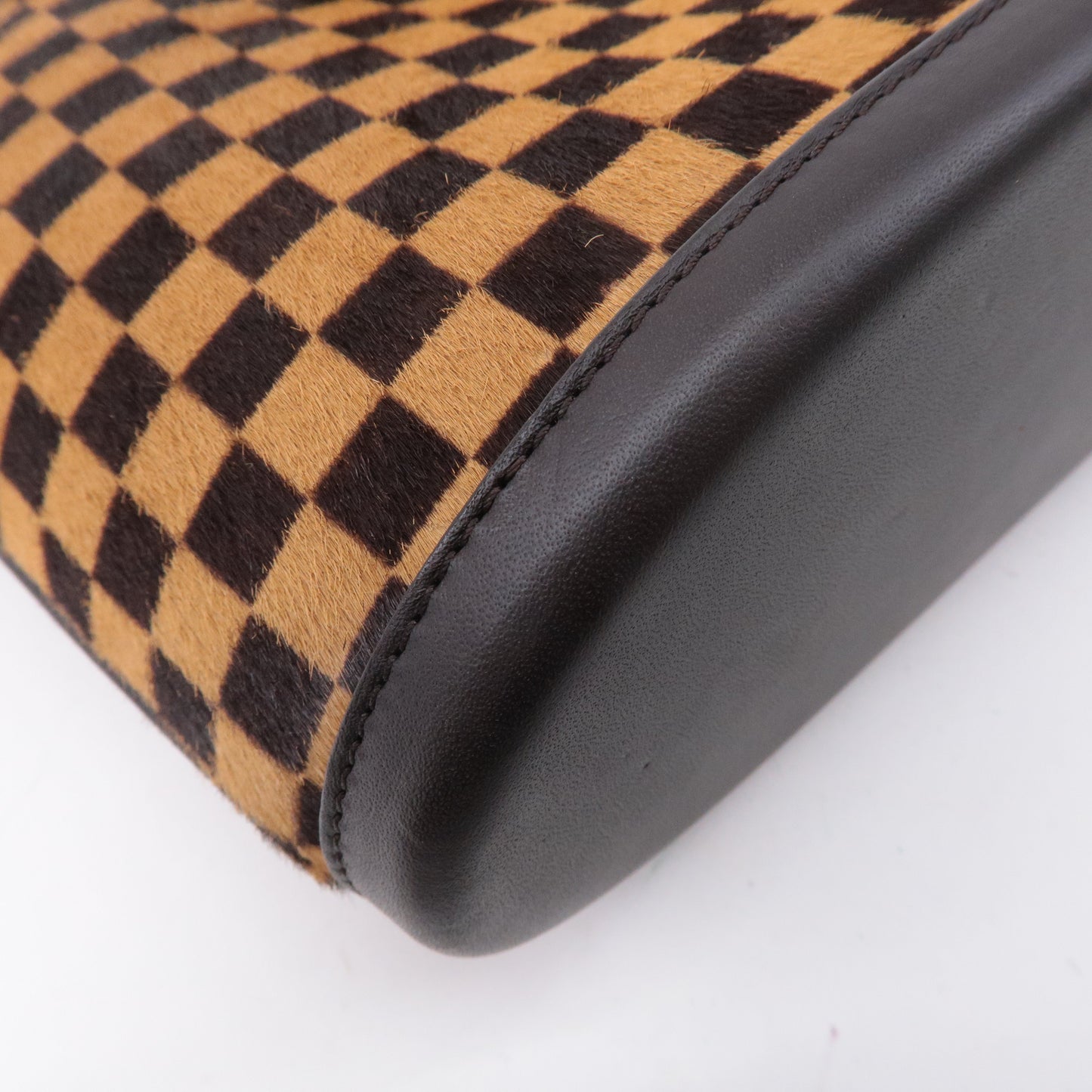 Louis Vuitton Damier Sauvage Impala Hand Bag Brown M92133