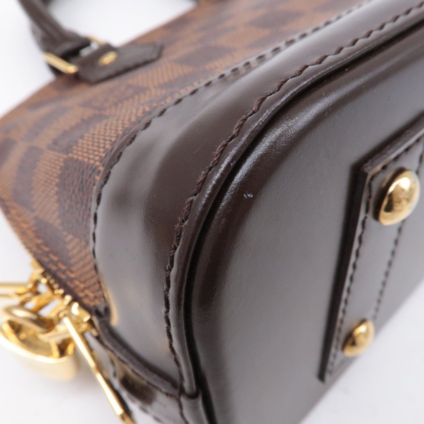 Louis Vuitton Damier Alma BB 2Way Shoulder Bag Hand Bag N41221