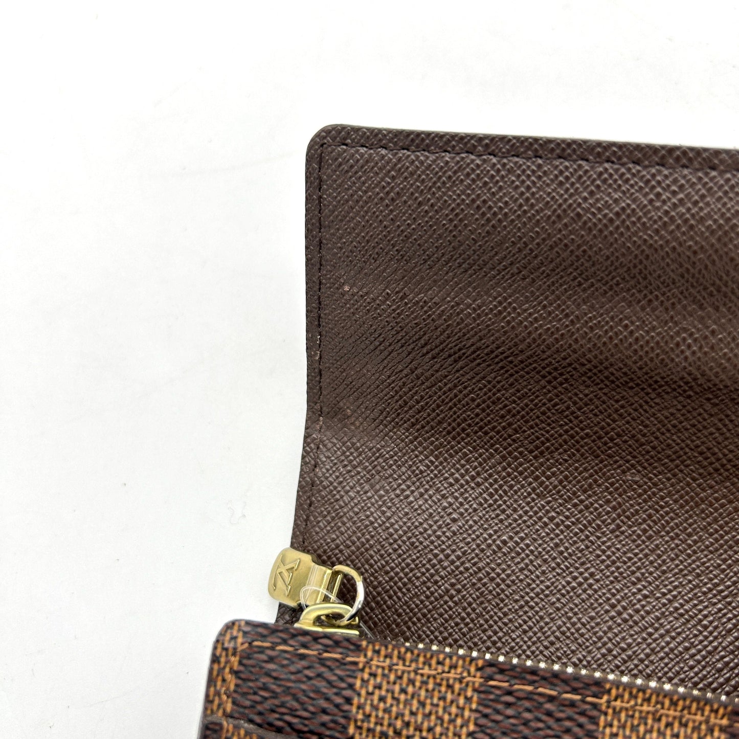 LOUIS VUITTON Damier Ebene Sarah Wallet lv3314fd