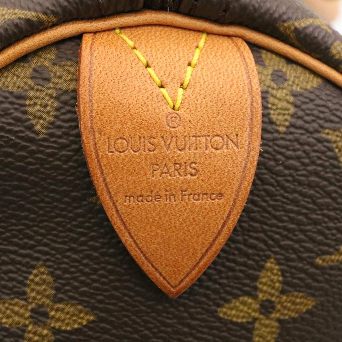 Louis Vuitton Brown Canvas Speedy 40 handbag bag