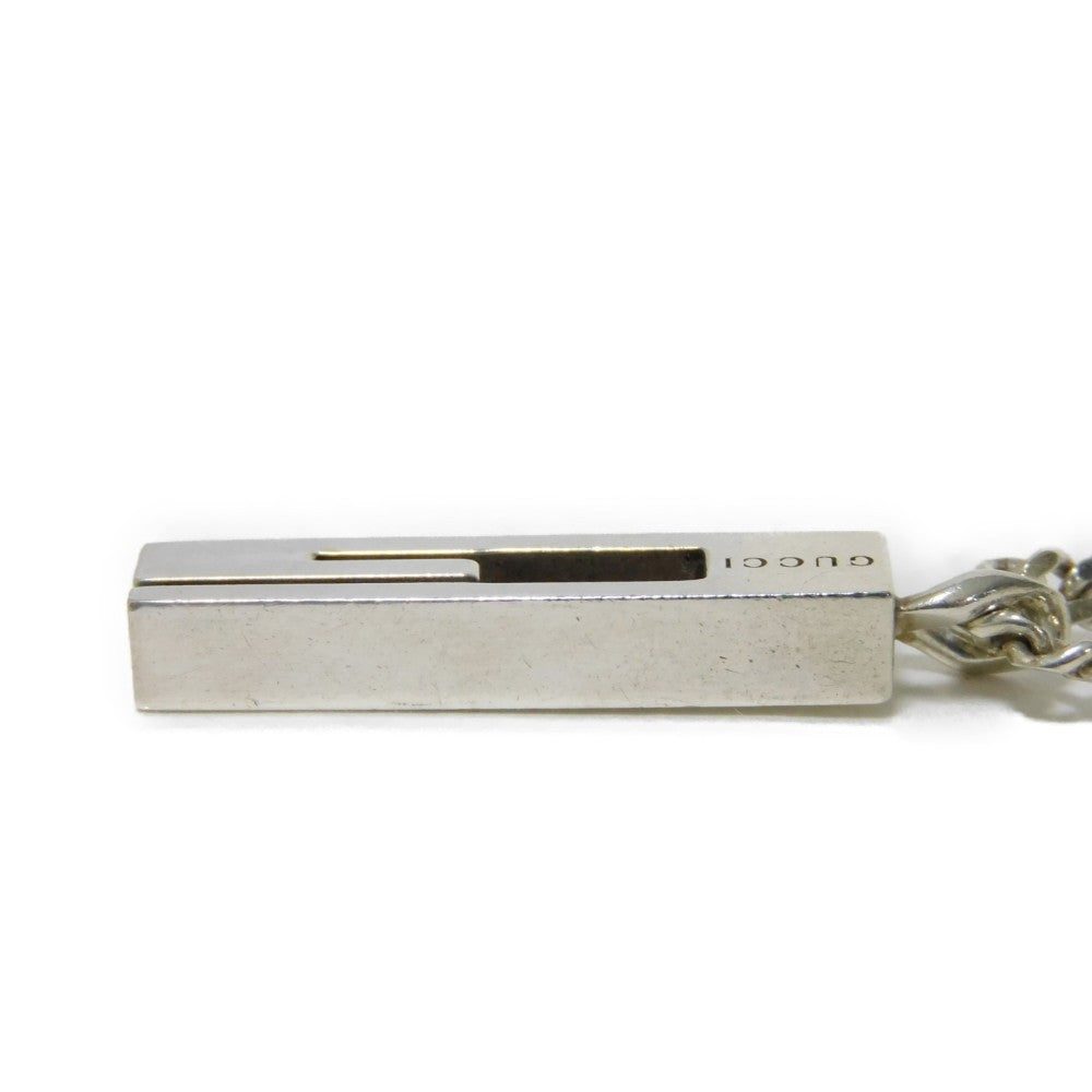 GUCCI Necklace 225055 J8400 8106 Ag925 Silver logo GG Icon Pendant