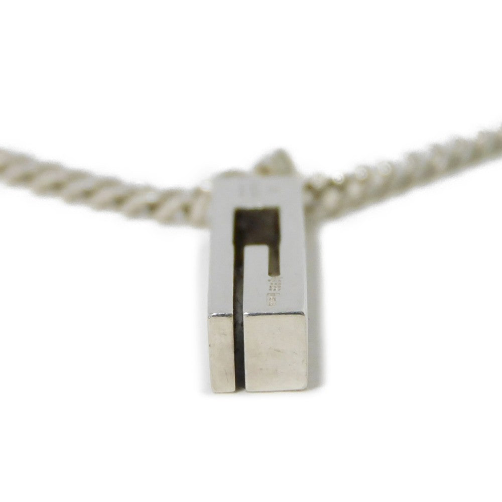 GUCCI Necklace 225055 J8400 8106 Ag925 Silver logo GG Icon Pendant