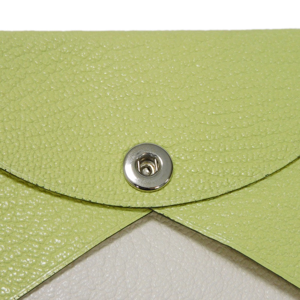HERMES Card Case Shave Jaune Bourjon x Nata Verso Calvi