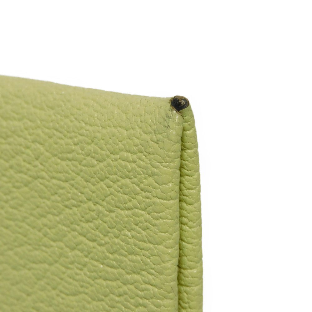 HERMES Card Case Shave Jaune Bourjon x Nata Verso Calvi