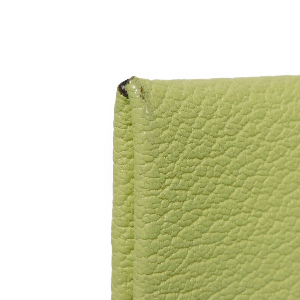 HERMES Card Case Shave Jaune Bourjon x Nata Verso Calvi