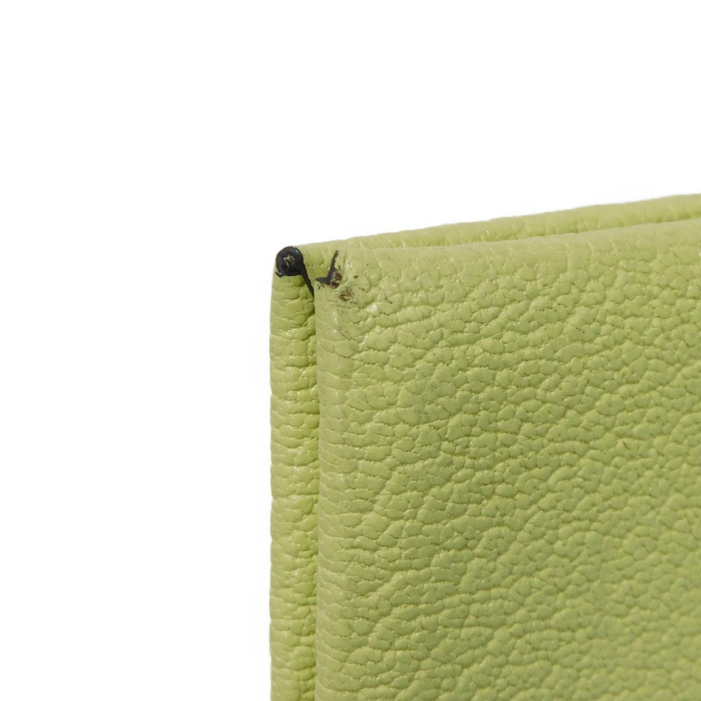 HERMES Card Case Shave Jaune Bourjon x Nata Verso Calvi