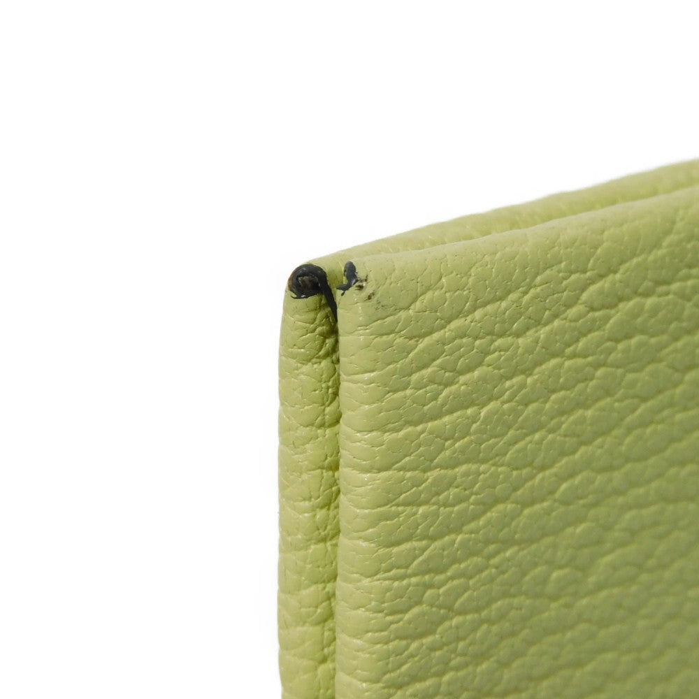 HERMES Card Case Shave Jaune Bourjon x Nata Verso Calvi