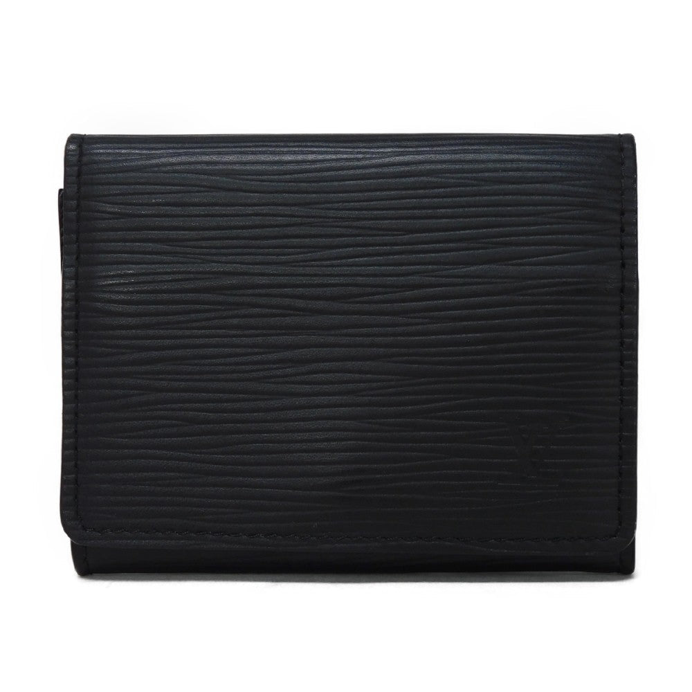 LOUIS VUITTON Card Case M62292 Epi leather x grain leather Noir Epi Anneveld Cult de Visit