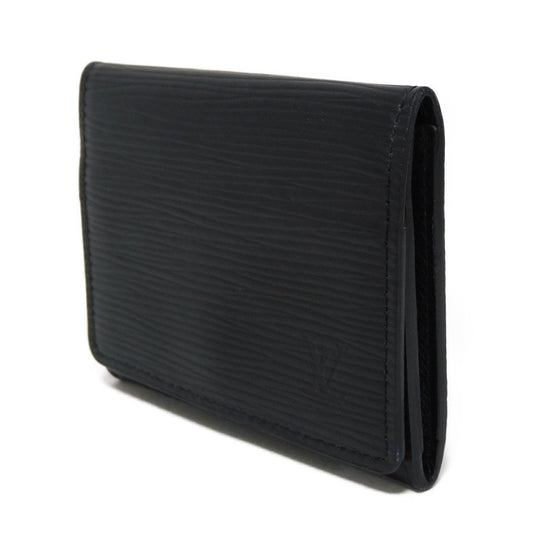 LOUIS VUITTON Card Case M62292 Epi leather x grain leather Noir Epi Anneveld Cult de Visit