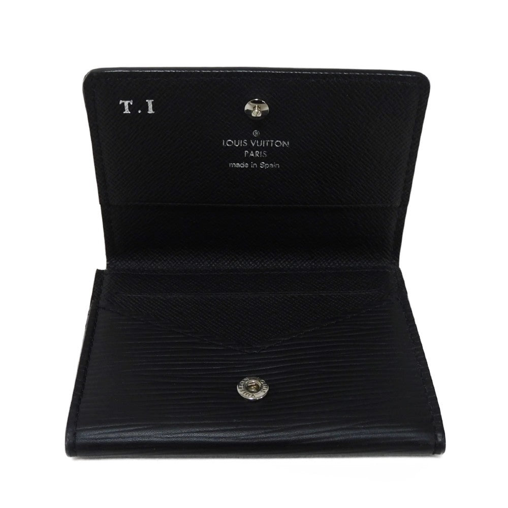 LOUIS VUITTON Card Case M62292 Epi leather x grain leather Noir Epi Anneveld Cult de Visit
