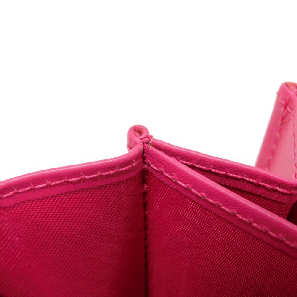 GUCCI Shoulder Bag 524967 Smooth Calfskin Leather pink SEGA Sega logo GUCCY Print Chain Wallet Bag