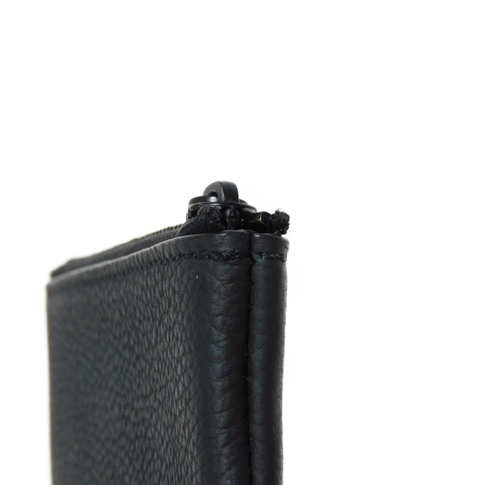 LOUIS VUITTON Coin case M81031 Grain leather (embossed) Noir LV Aerogram Card Key case Key holder Pochette Cle